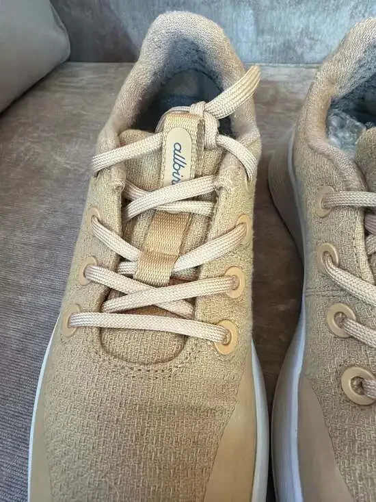 Allbirds Wool Runner Protect in Stony Beige - Picture 4 of 13